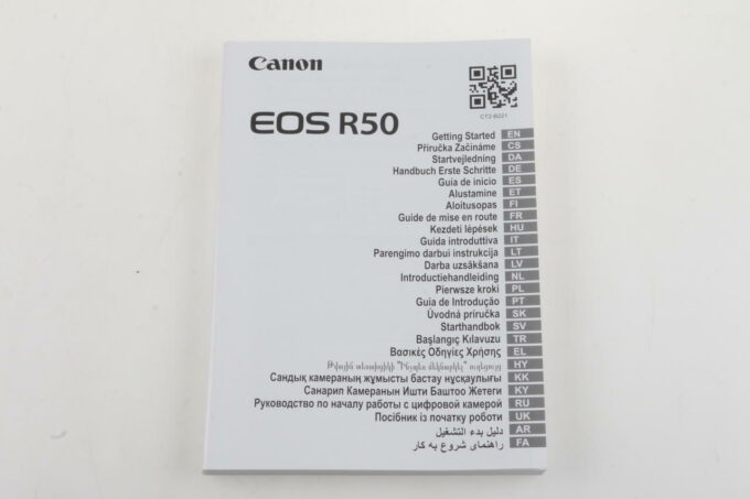 Canon Anleitung für EOS R50