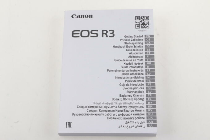 Canon Anleitung für EOS R3