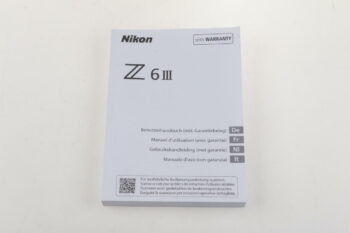 Nikon Anleitung für Z 6 III