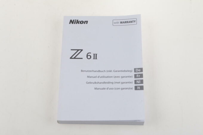 Nikon Anleitung für Z 6 II