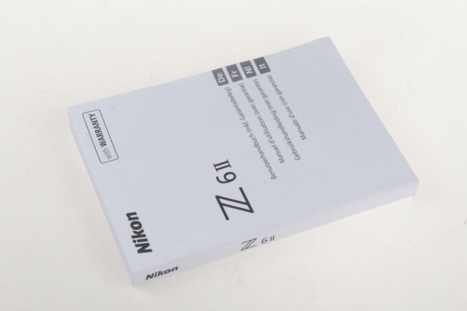 Nikon Anleitung für Z 6 II