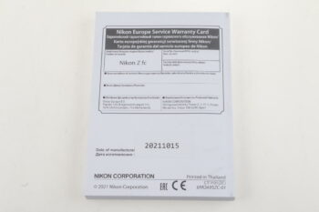 Nikon Manual for Z fc (englisch)