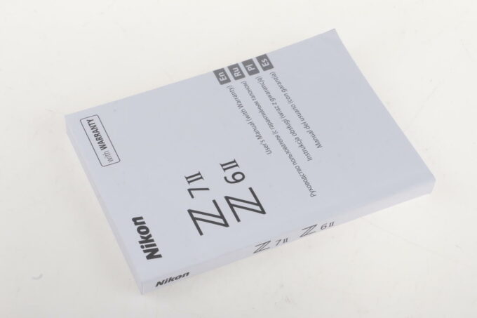 Nikon Manual for Z 7II and Z6II (englisch)