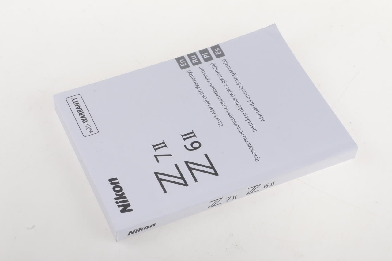Nikon Manual for Z 7II and Z6II (englisch)