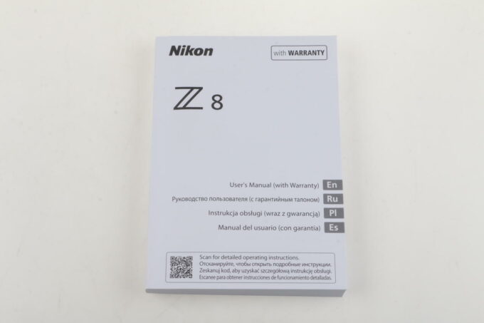 Nikon Manual for Z 8 (englisch)