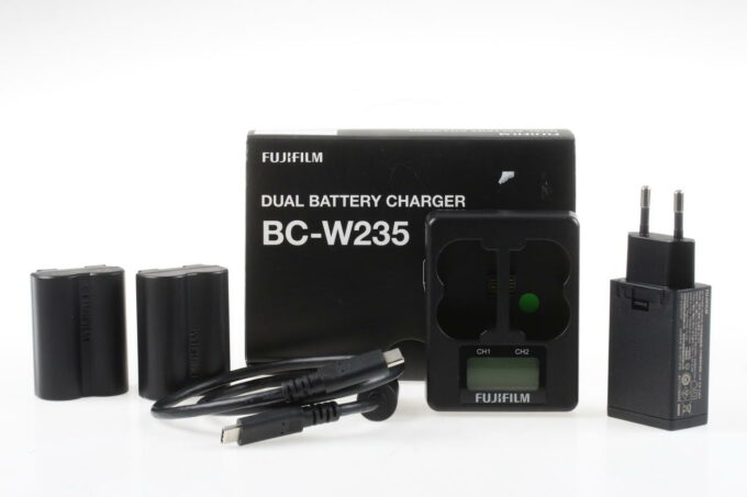 FUJIFILM BC-W235 Doppel Ladegerät mit 2x W235 Akkus - #522105340