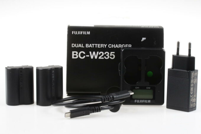 FUJIFILM BC-W235 Doppel Ladegerät mit 2x W235 Akkus - #152011973