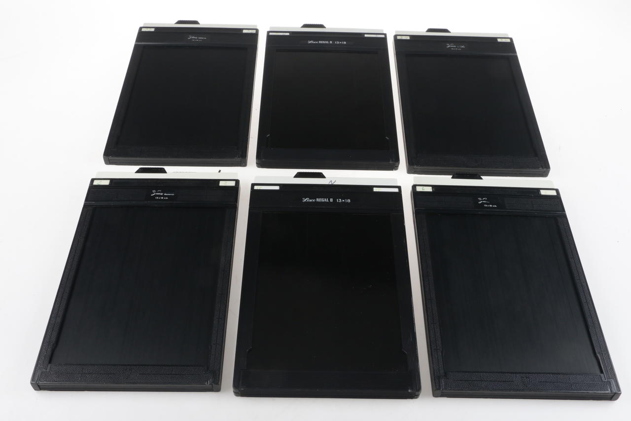 LISCO Regal Planfilmkassetten 5x7 in / 13x18 cm - 6 Stück