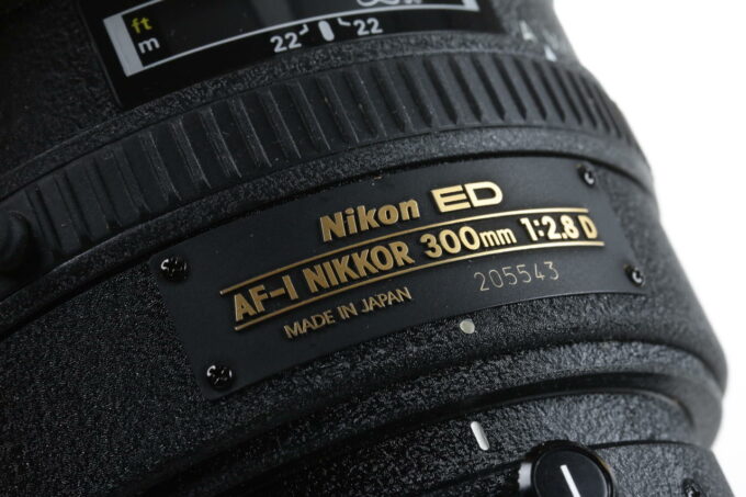 Nikon AF-I 300mm f/2,8 D ED - #205543