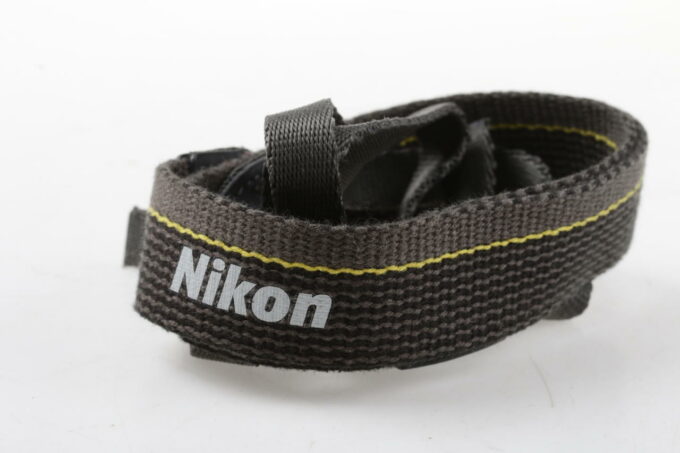 Nikon Tragegurt / grau mit gelbem Streifen
