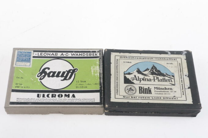Konvolut diverse Glasplatten Verpackungen - Image 2