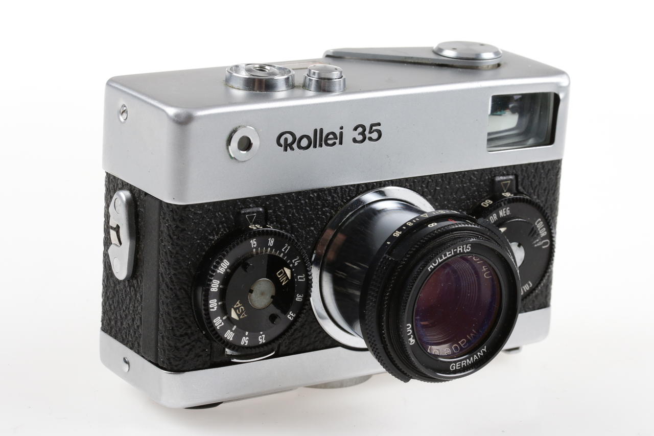 Rollei 35 Sucherkamera - Made in Singapore - silber - #3478524