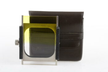Rollei Filterhalter für Rolleiflex Blende mit Gelb-Verlaufsfilter