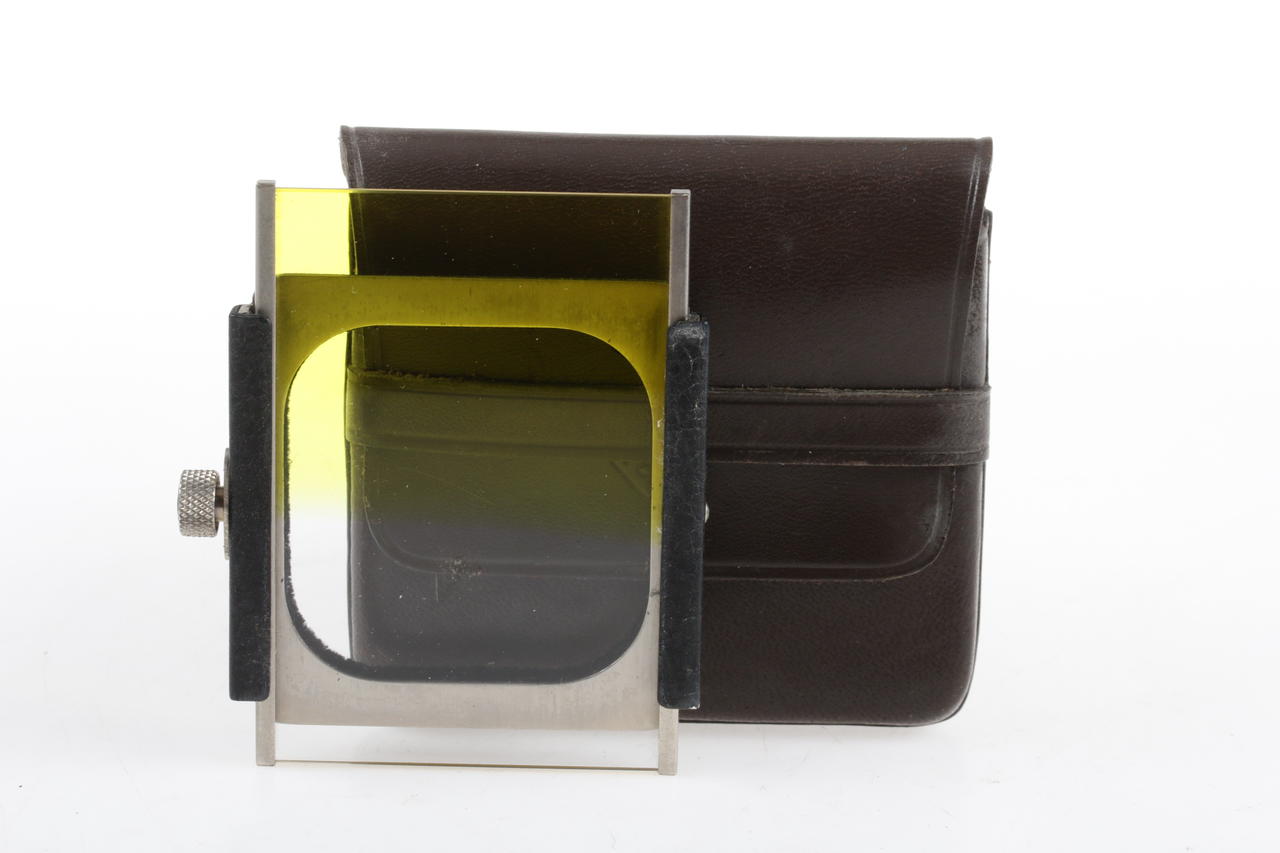 Rollei Filterhalter für Rolleiflex Blende mit Gelb-Verlaufsfilter