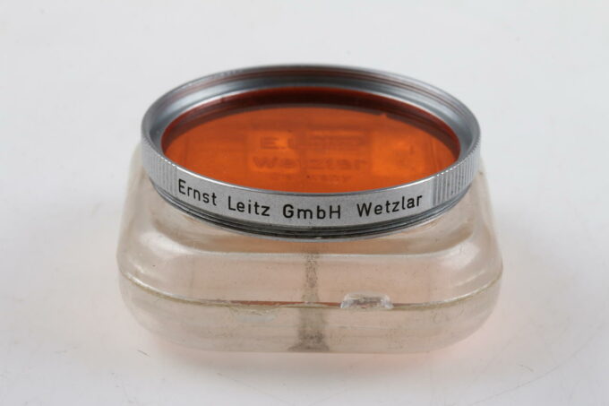 Leica Orangefilter E39 in Chrom-Fassung