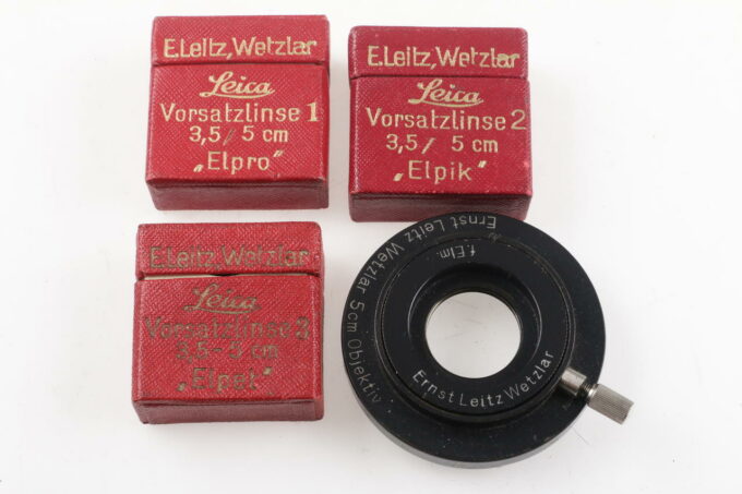 Leica Hilfsgerät für 1:1 Aufnahmen mit Elmar M39