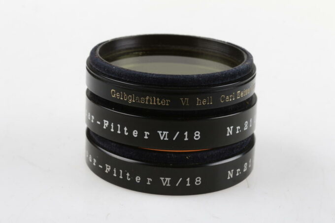 Zeiss Ikon Jena Filtersatz Aufsteckbar - 5 Filter