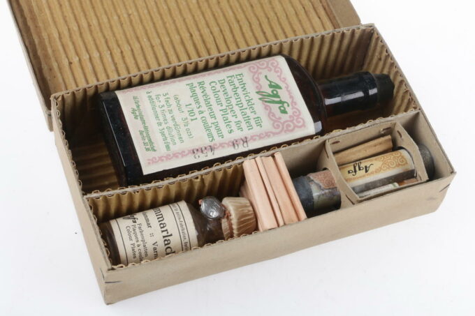 Agfa Historisches Entwicklungsset mit Platten - Image 4