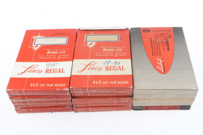 Lisco und Linhof Planfilmkassetten 4x5 - 15 Stück - Image 2