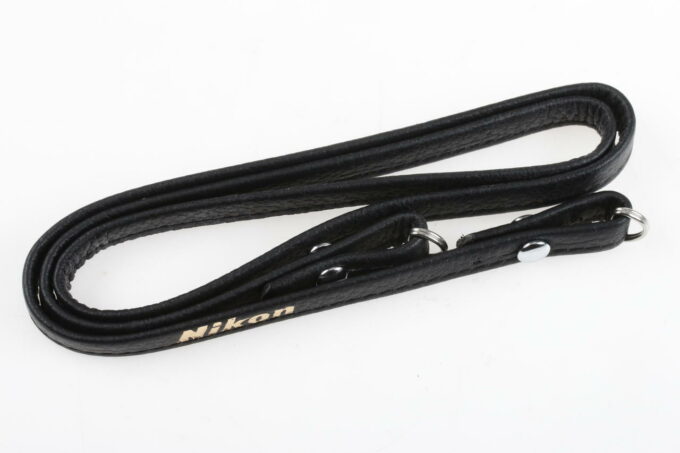 Neck Strap Ledergurt mit goldener Aufschrift