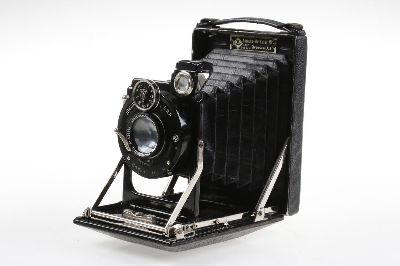 KWD Patent Etui 6,5x9cm mit Trioplan 105mm f/4,5 - #25741 - Image 2