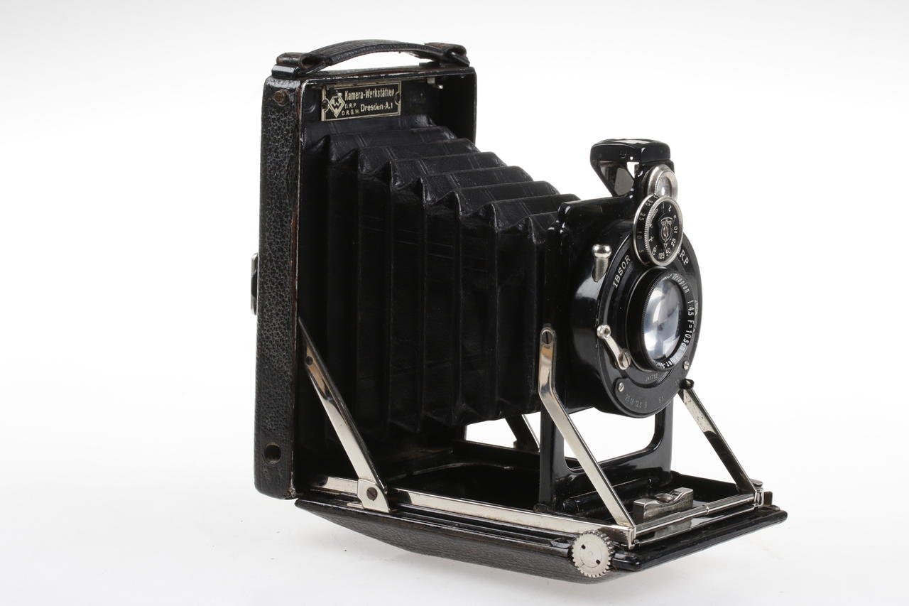 KWD Patent Etui 6,5x9cm mit Trioplan 105mm f/4,5 - #25741 - Image 3