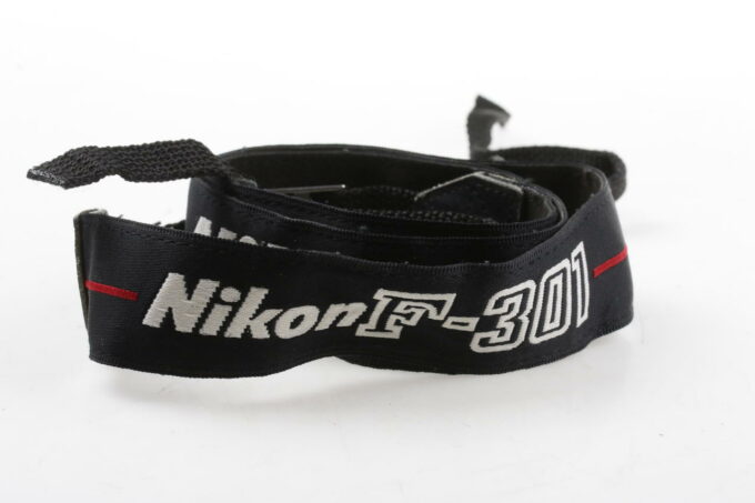 Nikon Tragegurt / schwarz mit weißer Aufschrift