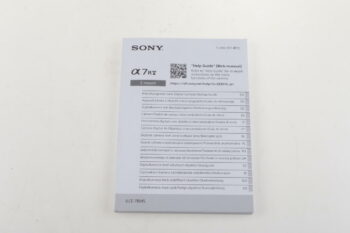 Sony Anleitung für Alpha 7R V