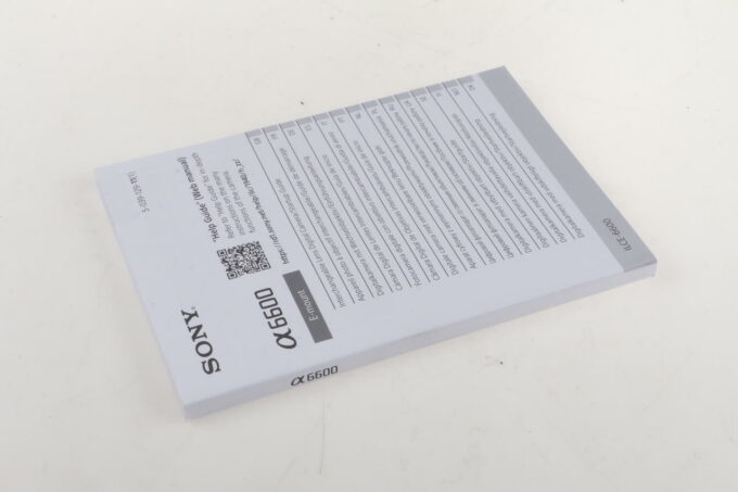 Sony Anleitung für Alpha 6600 - Image 3