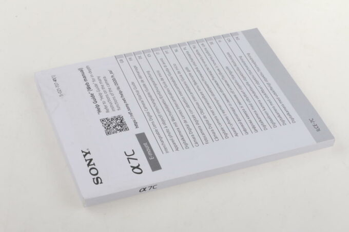 Sony Anleitung für Alpha 7c - Image 3