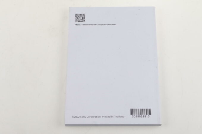 Sony Anleitung für ZV-E10