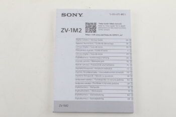 Sony Anleitung für ZV-1 M2