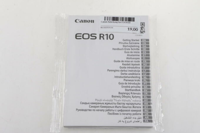 Canon Anleitung für EOS R10