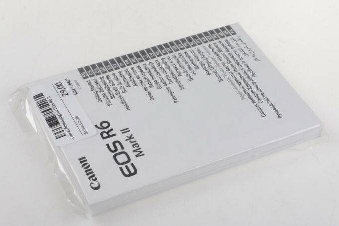 Canon Anleitung für EOS R6 II