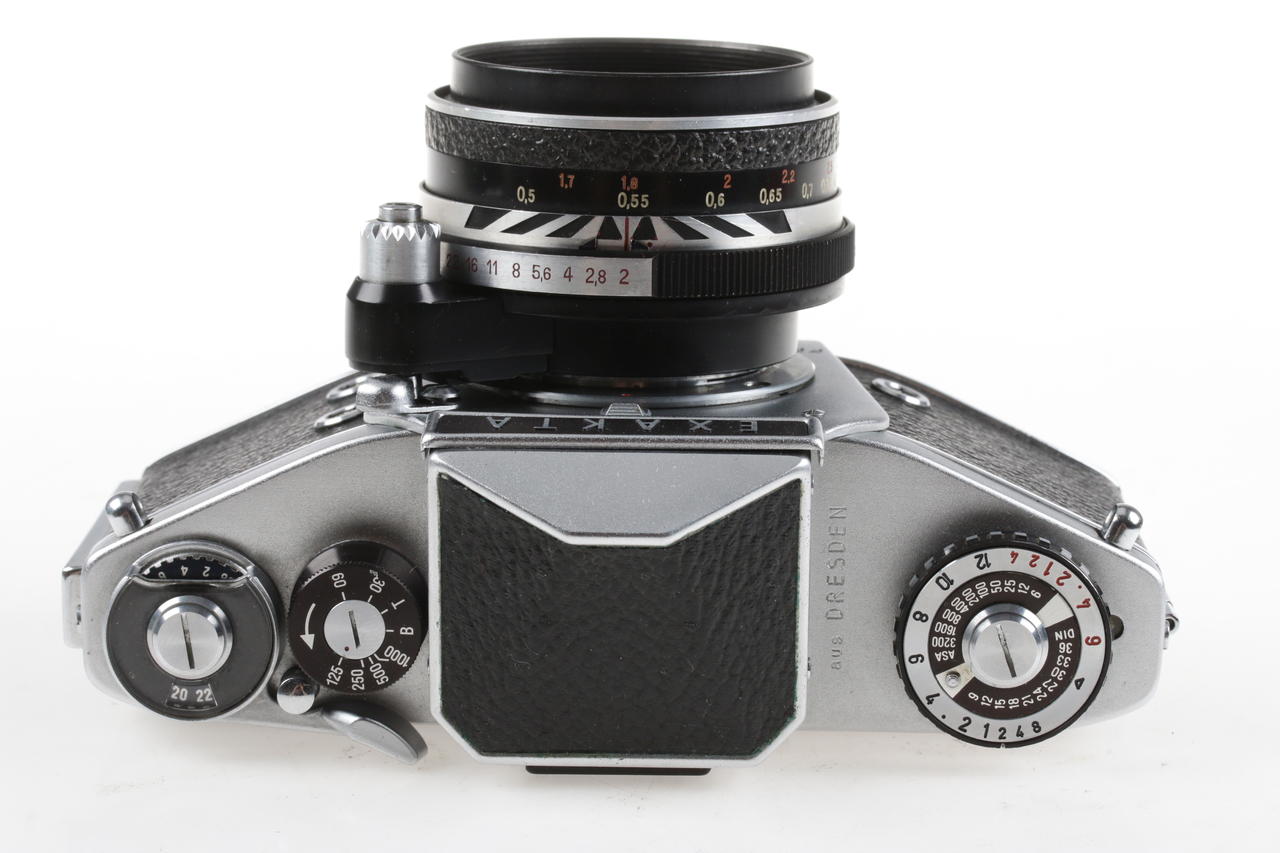 Ihagee Exakta Varex VX 1000 mit Jena Pancolar 50mm f/2,0 - #1222052 - Image 3