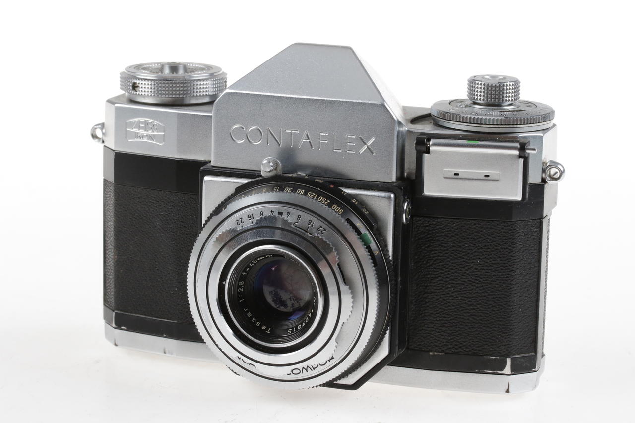 Zeiss Ikon Contaflex II mit 45mm f/2,8 Tessar - Bastlergerät - #F16170