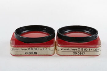 Zeiss Ikon Vorsatzlinsen B50 f=2m und f=1m Set