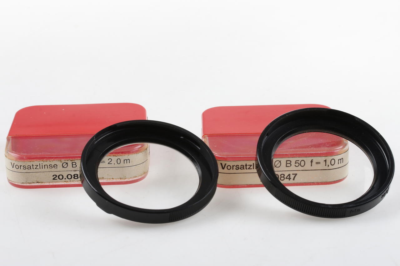 Zeiss Ikon Vorsatzlinsen B50 f=2m und f=1m Set - Image 2
