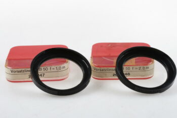 Zeiss Ikon Vorsatzlinsen B50 f=2m und f=1m Set