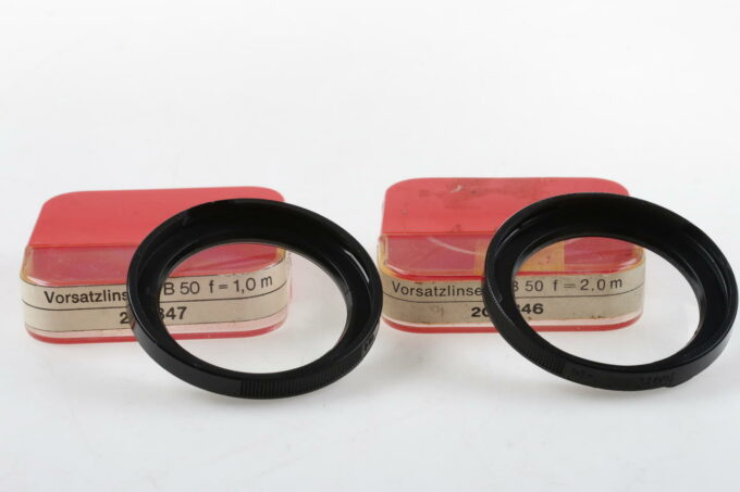 Zeiss Ikon Vorsatzlinsen B50 f=2m und f=1m Set - Image 2