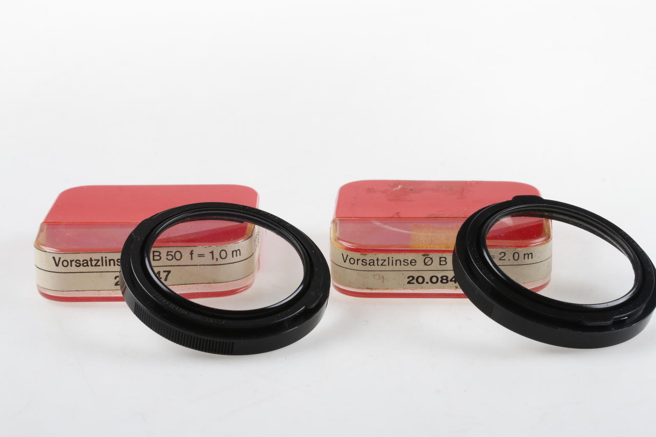 Zeiss Ikon Vorsatzlinsen B50 f=2m und f=1m Set - Image 3