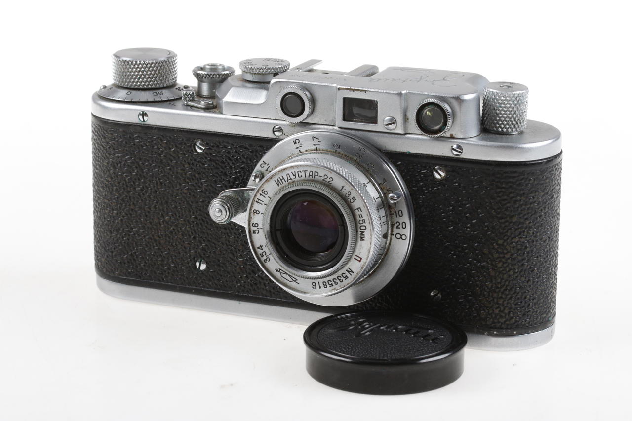 KMZ ZORKI 1 mit Industar-22 5cm f/3,5 - #402138