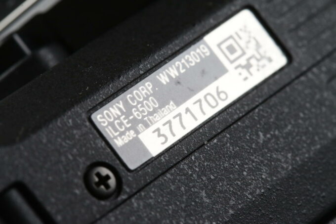 Sony ILCE-6500 Gehäuse - #3771706