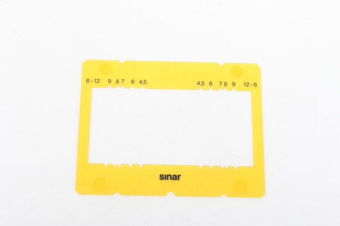 Sinar Mattscheibenrahmen 6x12cm für Zoomkassette