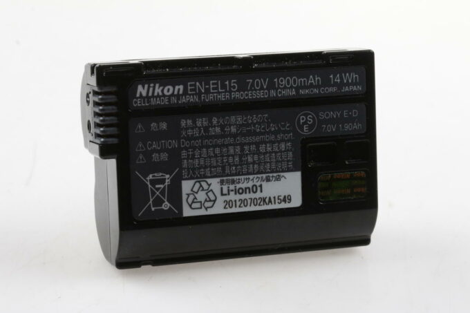 Nikon EN-EL15 Li-Ion Akku