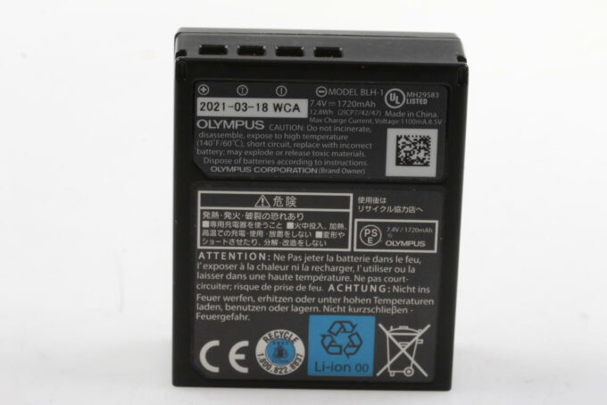 Olympus Li-ion Akku BLH-1