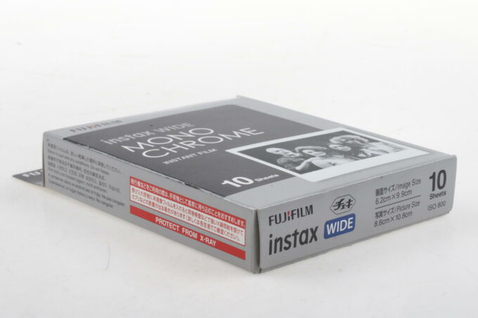 FUJIFILM FILM instax Wide Filmmaterial 10 Blatt Monochrome - abgelaufen 03/25