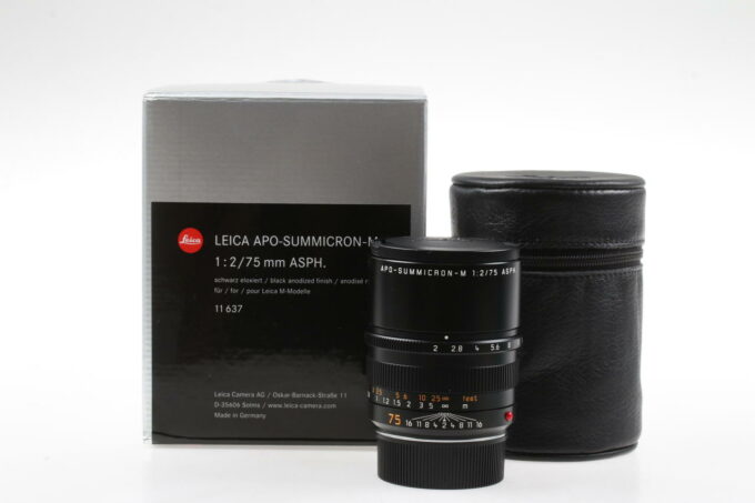Leica APO-Summicron-M 75mm f/2,0 ASPH. 6-Bit / 11637 - #04166837