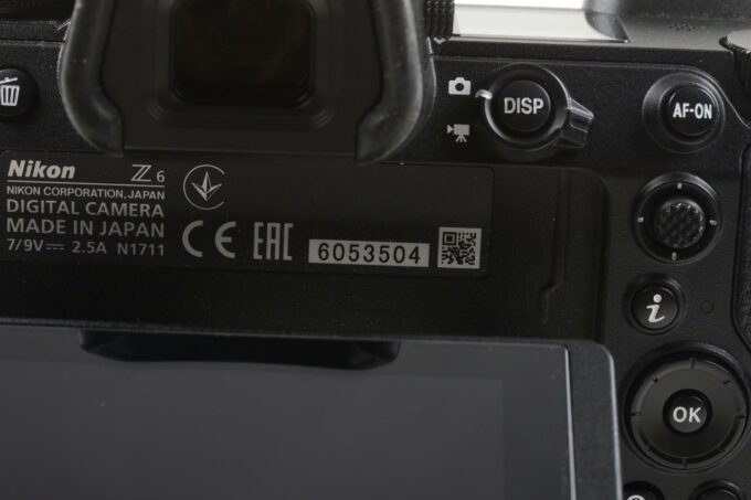 Nikon Z 6 Gehäuse - #6053504