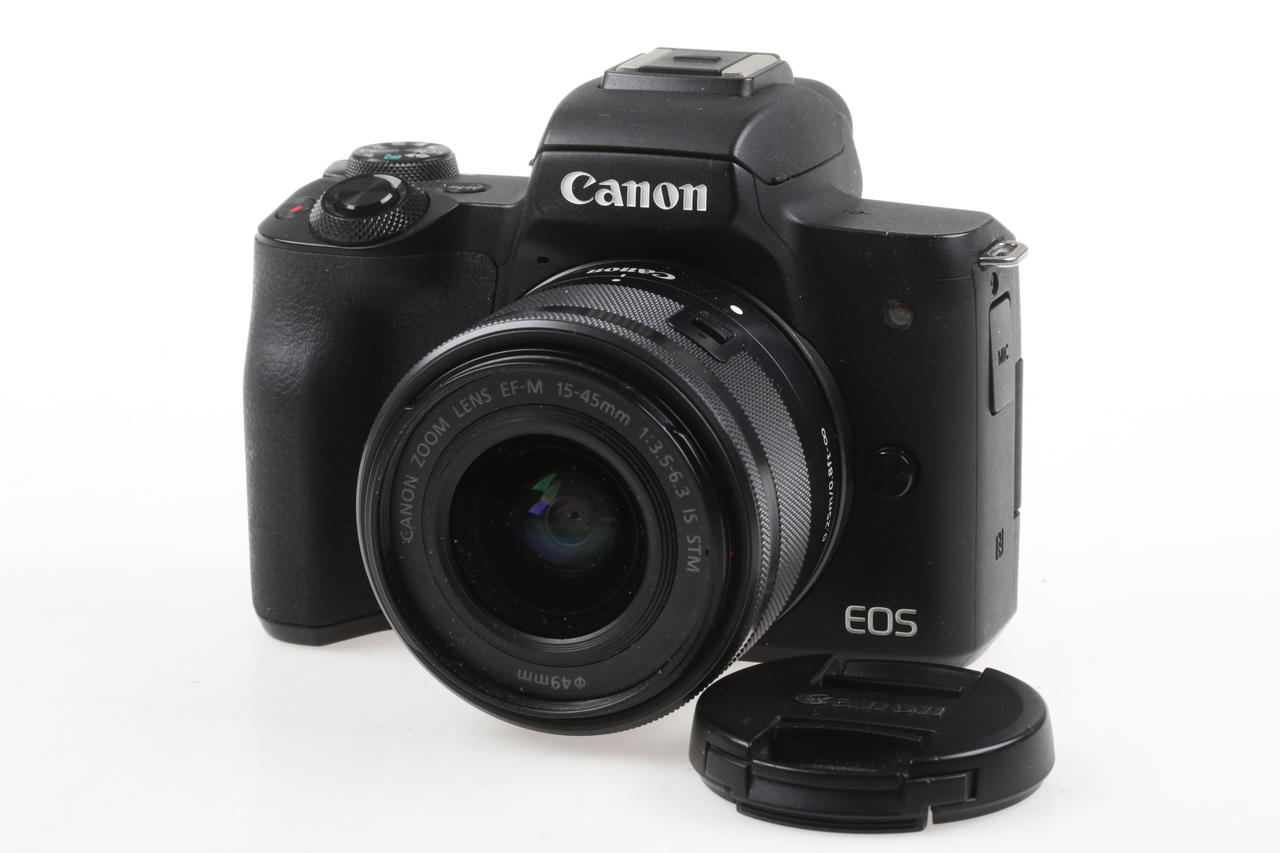 Canon EOS M50 mit EF-M 15-45mm IS STM : Schwarz - #653042004506